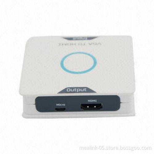 New VGA to HDMI Converter, Supports Plug-and-play